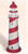 LED Lighthouse, Red - 17.5"