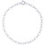 Medium Figure Eight Charm Bracelet - 7" or 8" - Sterling Silver