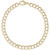 Petite Double Link Charm Bracelet - 7" or 8" - Gold Plate, 10k Gold, or 14k Gold