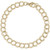 Large Double Link Charm Bracelet - 7" or 8" - Gold Plate, 10k Gold, or 14k Gold
