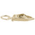 Speedboat Charm - Gold Plate, 10k Gold, 14k Gold