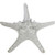 Knobby Starfish in Electro Silver - 9.5" - Set of 2