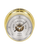 Predictor Barometer Instrument - PVD Coated Brass Case - Silver Face