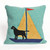 Frontporch Sailing Dog Indoor/Outdoor Throw Pillow - Yellow - 18" Square