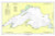 Lake Superior Chart Placemats - Set of 4