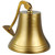 Antique Brass Hanging Ship's Bell - 16"