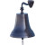 Antique Bronze Hanging Ship's Bell - 16"