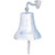 Brushed Nickel Hanging Ship's Bell - 16"