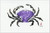 Purple Dungeness Crab Placemat - MIN of 2