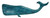 Humpback Whale Plaque  Blue - 37"