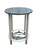 Slate Accent Round End Table with Sailfish Accent