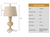 Waverly Beige Farmhouse Polyresin Table Lamp, (Set of 2)