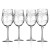 Palm Tree White Wine Glass 12oz Set of 4