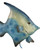 Tropical Banner Fish Stand 10" - Metal & Capiz