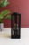 Tall Brown Rectangle Bamboo Lantern with Glass Insert / Small