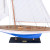 Enterprise Model Yacht 50" H  with Optional Personalized Plaque