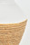 Ceramic and CanvasTable Lamp  - 15.3"