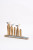 Birds On Pilings - Wood - White & Gray - Set of 2 - 11.2"