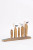 Birds On Pilings - Wood - White & Gray - Set of 2 - 11.2"