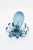 Octopus - Handblown Glass - Small - Blue 7.3"