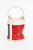 Nautical Flag Doorstop - Red/Cream - Canvas - 8.5"