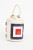 Nautical Flag Doorstop - Red/Cream - Canvas - 8.5"