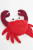Crab Plush - Red/Navy - Set of 2 - 11.8"