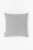 Striped w/Fish Sq. Pillow w/ Zipper - Poly Insert - Cotton - Blue/Gray - 17.7"