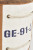 Pouffe Ge-91 w/ Rope Handles - Brns/Cream - Cotton/Leather - 17"