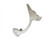 Whale Tail Hooks - Cast Iron Rustic Whitewash - Min of  4