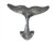 Whale Tail Hooks - Cast Iron Antique Silver- Min of  4