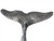 Whale Tail Hooks - Cast Iron Antique Silver- Min of  4