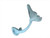 Whale Tail Hooks - Cast Iron Rustic Blue- Min of  4
