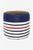 Striped Pouf - Red /White/ Blue - 15.75"