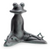 Contented Yoga Frog Garden Sculpture - 12"