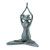 Stretching Yoga Frog Garden Sculpture - 16"