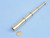 Deluxe Class Solid Brass Captains Spyglass Telescope  15" and Rosewood Box
