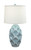 Washed Seaside Villa Wavy Large Fluted Vase - 31"