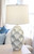Sponged Nude / Seaside Villa Wavy Large Fluted Vase - 31"