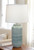 Cottage / Slate Glaze Large Ginger Jar Table Lamp - 29.5"