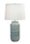 Cottage / Slate Glaze Large Ginger Jar Table Lamp - 29.5"