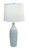 High Gloss Ivory / Atlantic Grey Tall Wavy Table Lamp - 31.5"