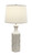 Farmhouse / Gold Raised Quatrafoil Table Lamp - 29"