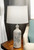 Cottage / Tide Etched Turtle Table Lamp - 27.5"