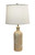 Solid Sisal / Ivory Etched Starfish Table Lamp - 27.5"