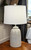 White Wash Sisal Large Pot with Lines - 27.5"