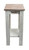 Grey Stain All Wood Drink Table with Knotted Rope Accent - 23"