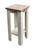 Grey Stain All Wood Drink Table with Knotted Rope Accent - 23"