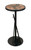 Round Wood Top Table with Fishing Pole Base and Blasted Fly Top - 23"