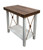 Iron Rectangle End Table W / Knotted Rope Accent - 24"